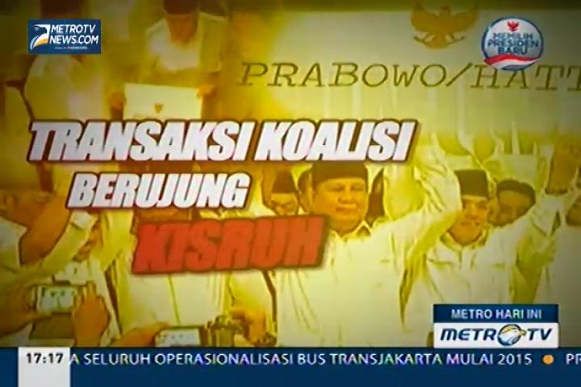 Metro Hari Ini: Transaksi Koalisi Berujung Kisruh
