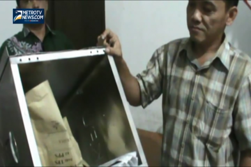 KPU Kota Binjai Buka Empat Kotak Suara