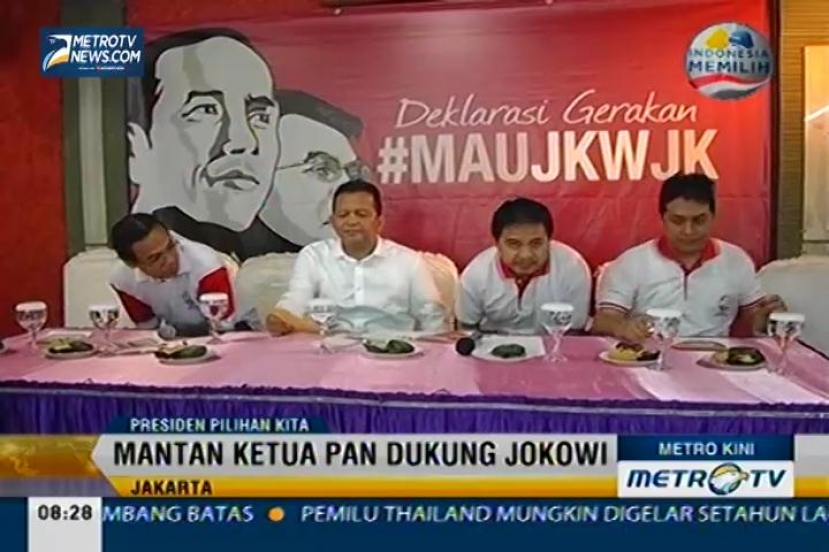 Mantan Ketua PAN Dukung Jokowi