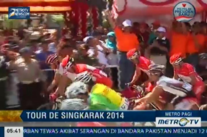 Hasil Etape Dua Tour De Singkarak 2014