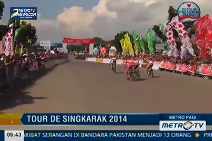Etape Tiga Tour De Singkarak 2014 Menjadi Persaingan Sengit