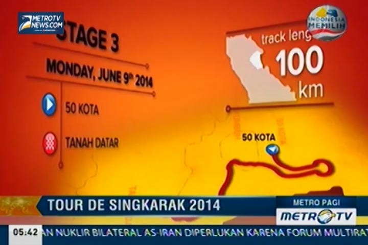 Hasil Etape 3 Tour De Singkarak 2014