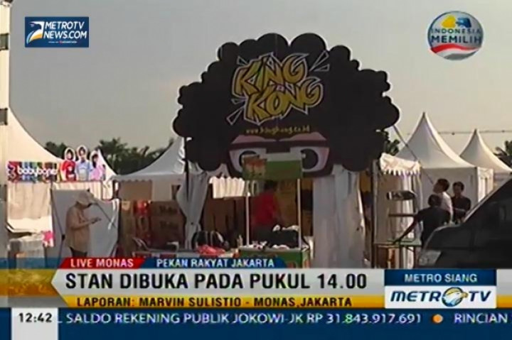 Jakarta Fair 2014 di Kawasan Monas Hari ini Dibuka