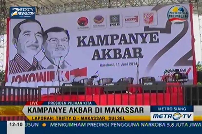 Kampanye Akbar JK di Makassar