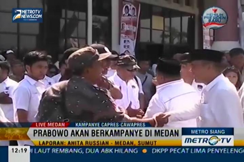 Prabowo Akan Berkampanye di Medan