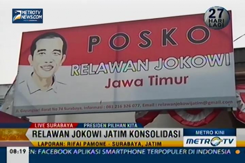 Relawan Jokowi Jatim Gelar Rapat Konsolidasi