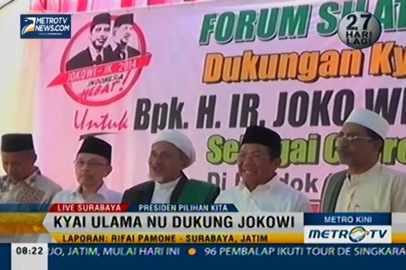 Kyai Ulama NU di Jatim Dukung Jokowi-JK