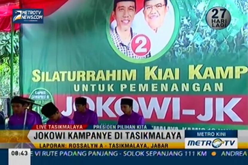 Jokowi Kampanye di Tasikmalaya