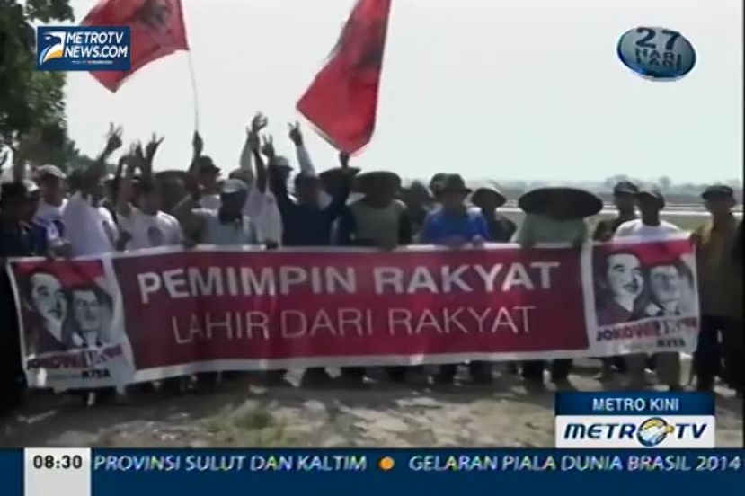 Ratusan Petani Pekalongan dan Warga Ungaran Dukung Jokowi-JK