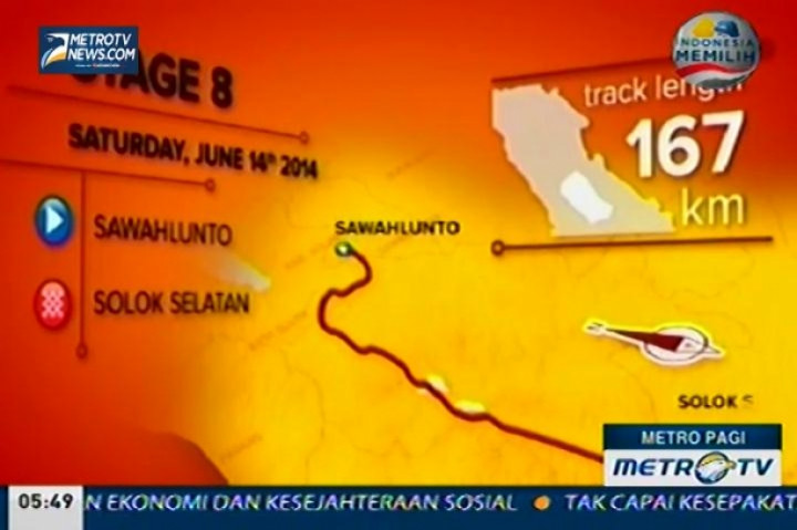Hasil Etape 8 Tour De Singkarak 2014