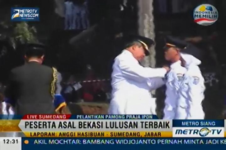 Presiden SBY Lantik 14.56 Pamong Praja IPDN