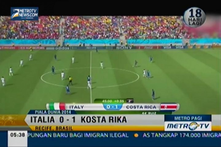 Italia 0 - 1 Kosta Rika 