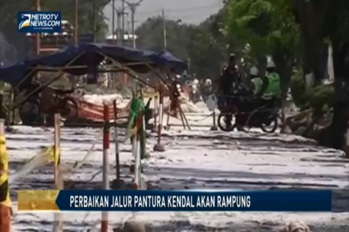 Perbaikan Jalur Pantura Kendal Akan Rampung