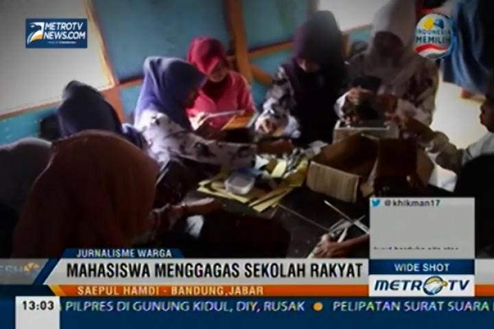 Mahasiswa Menggagas Sekolah Rakyat 