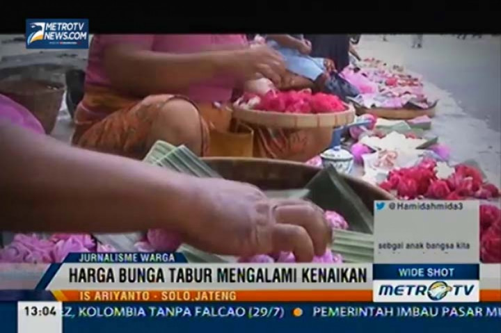 Jelang Ramadan, Harga Bunga Tabur Naik 