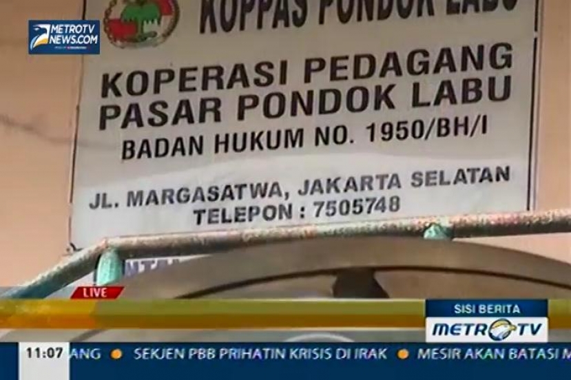 Jokowi Kunjungi Pasar Pondok Labu
