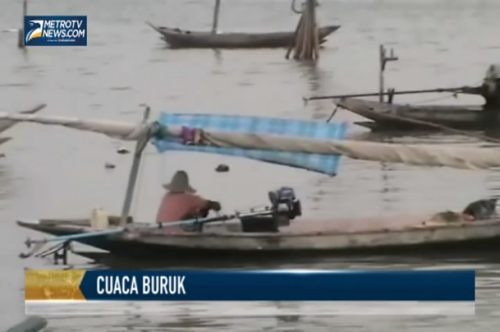 Cuaca Buruk, Nelayan di Kenjeran Berhenti Melaut