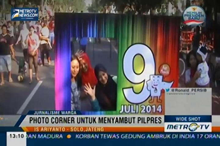 Photo Corner untuk Menyambut Pilpres 