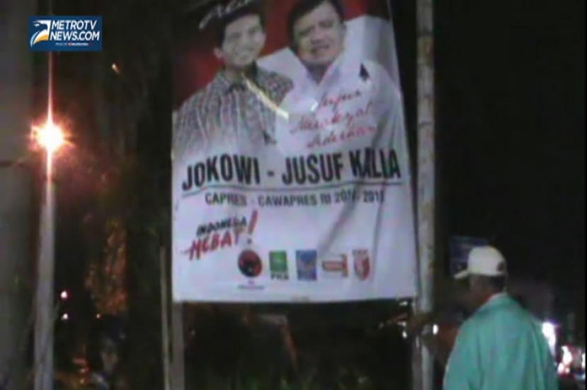 Panwas Bersihkan Atribut Kampanye di Kota Binjai