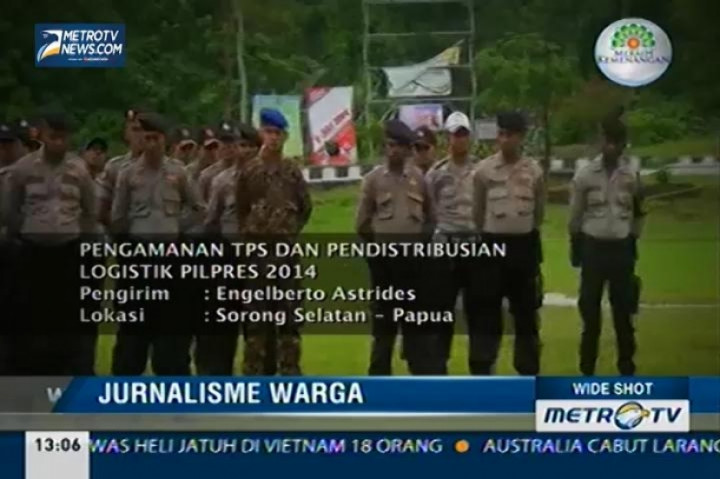 Pengamanan TPS dan Pendistribusian Logistik Pilpres 2014