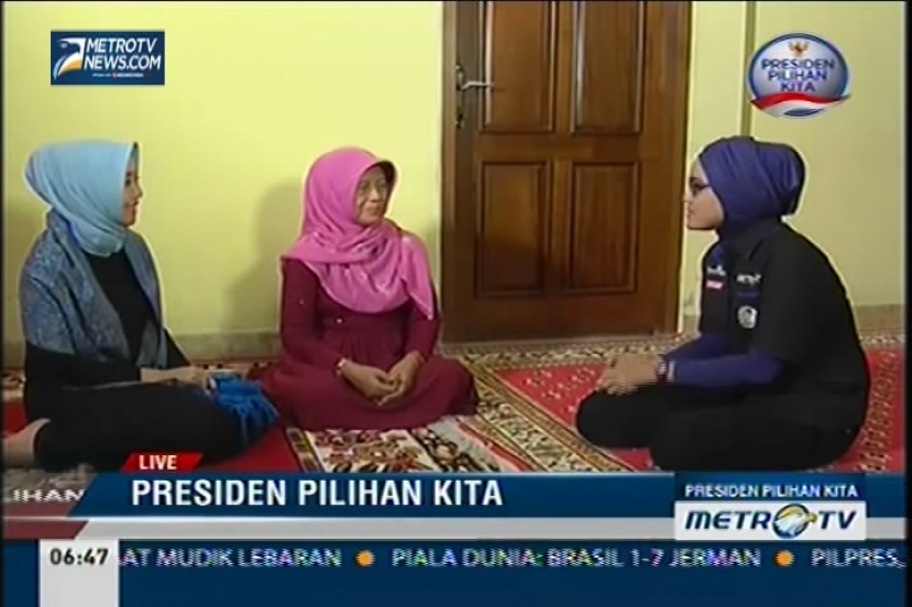 Ibunda Jokowi: Saya Selalu Memberikan Doa Restu   