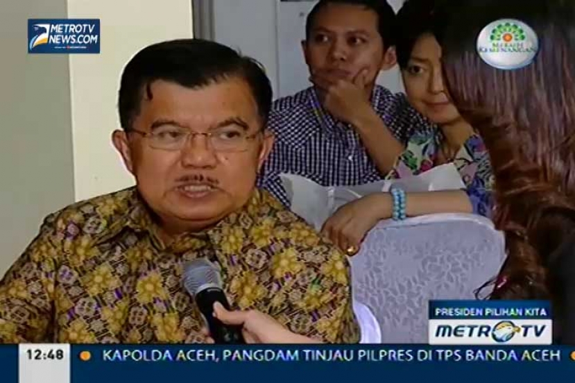 Optimis Hasil Pilpres, JK Ingin Ada Perubahan Kebijakan Ekonomi, Sosial, dan Hukum