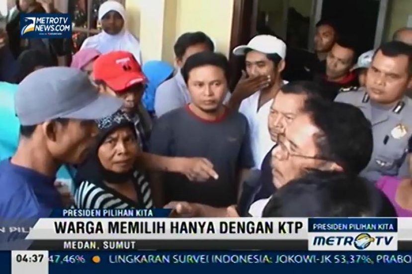 Warga Medan Datangi Kantor Lurah, Tidak Mendapat Undangan Memilih