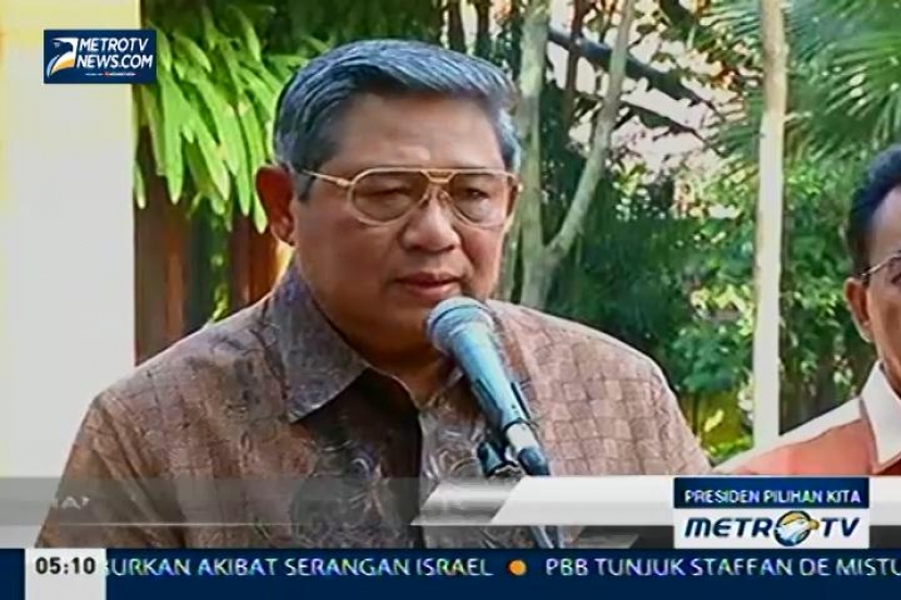 SBY Himbau Agar Kedua Pasangan dan Timses Dapat Menahan Diri