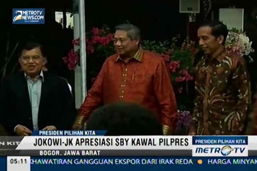 Jokowi-JK Temui Presiden SBY di Puri Cikeas