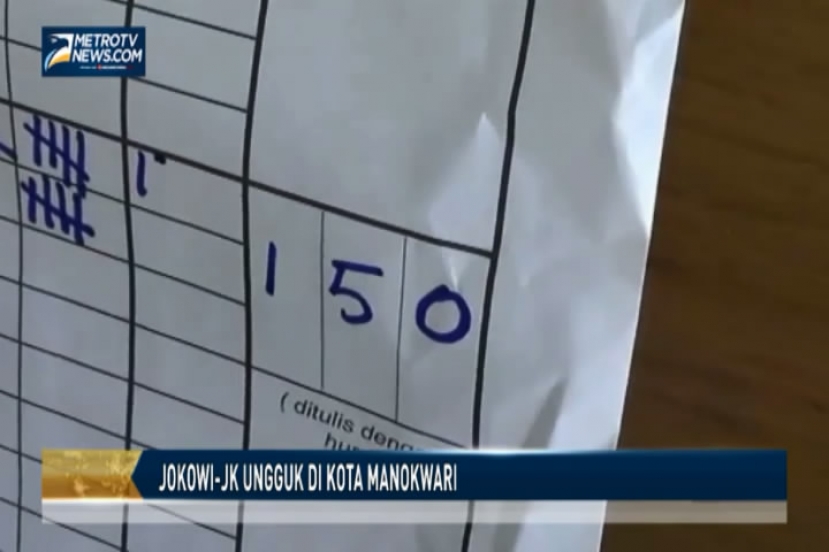 Jokowi-JK Unggul di Kota Manokwari