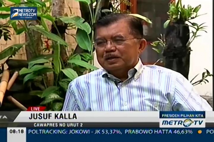 JK Tanggapi Perbedaan Hasil Quick Count