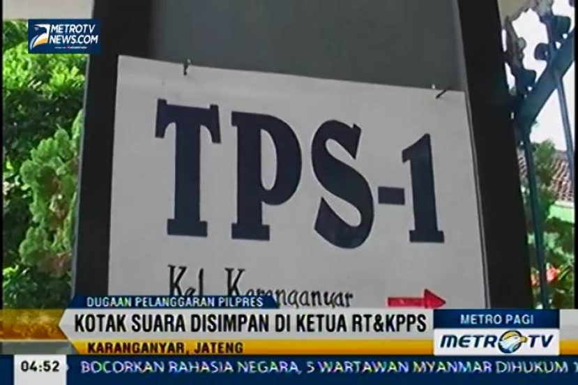 2 TPS di Karanganyar Diduga Lakukan Pelanggaran Pemilu