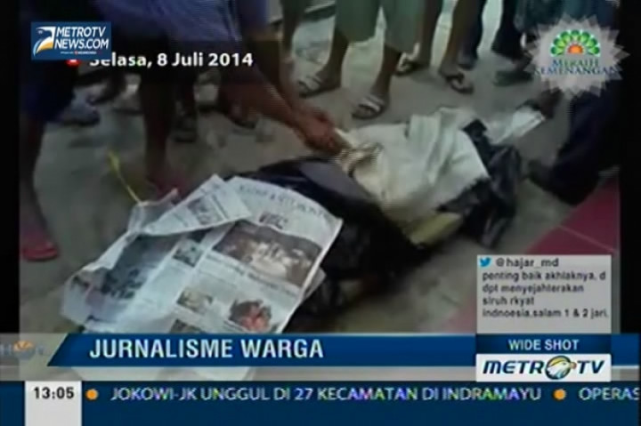 Seorang Lelaki Tertabrak Kereta Api