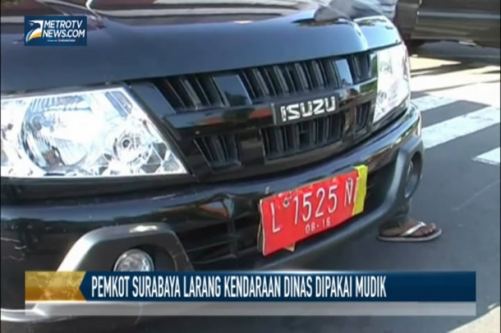 Pemkot Surabaya Larang Kendaraan Dinas Dipakai Mudik