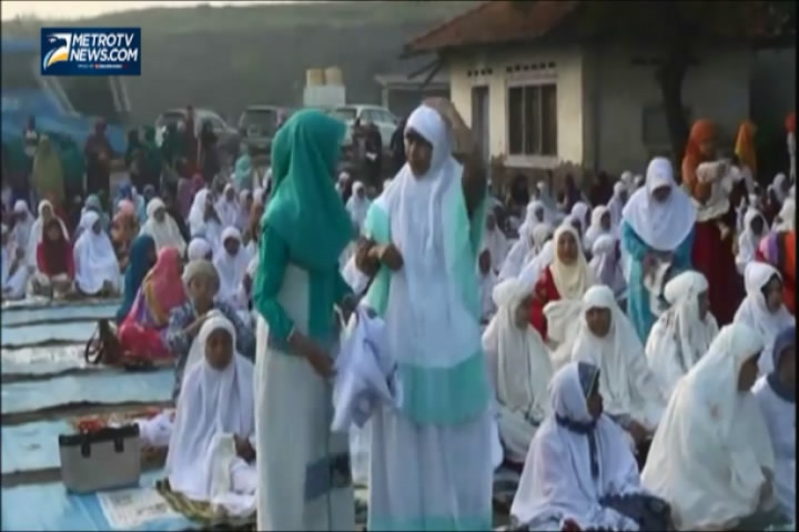Salat Id Jadi Momen Silaturrahmi Warga Korban Lumpur Lapindo 