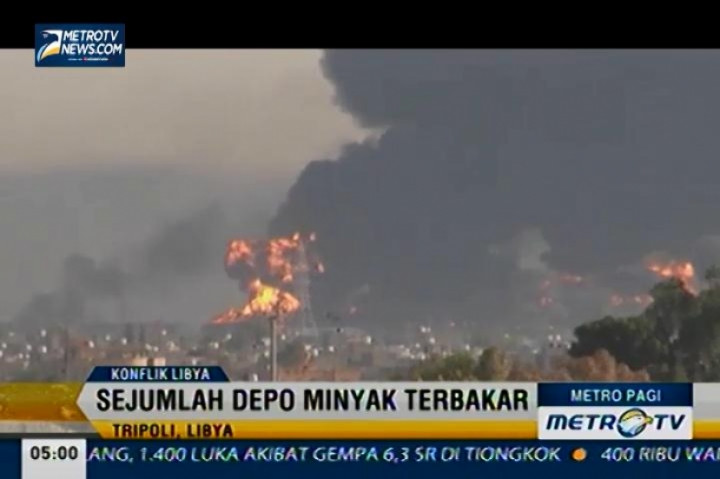 Pemerintah Sementara Libya Rilis Kerugian Akibat Kebakaran Depo Minyak