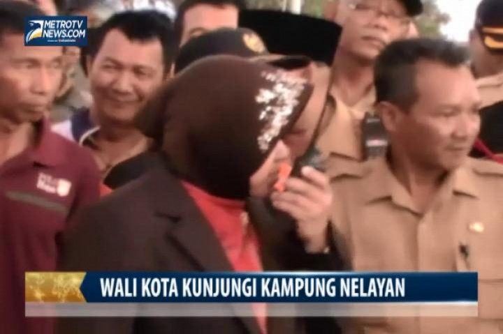 Wali Kota Surabaya Kunjungi Kampung Nelayan
