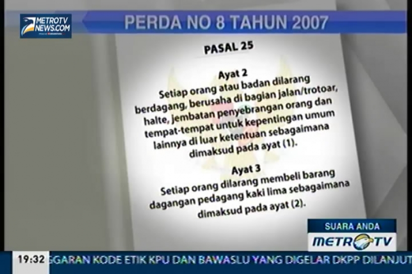 Dilema Penertiban PKL Monas (1)  