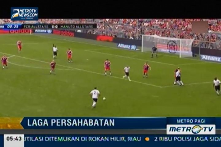 Laga Amal Mantan Pemain Bayern dengan MU