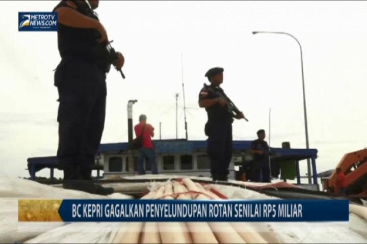BC Kepri Gagalkan Penyelundupan Rotan Senilai Rp5 Miliar