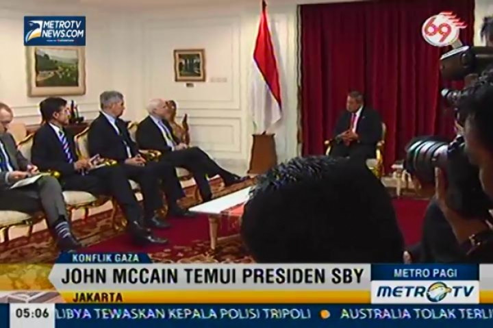 Senator Amerika Serikat John McCain Bertemu dengan Presiden SBY