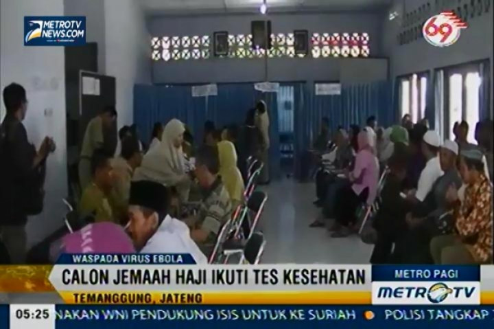 Calon Jamaah Haji di Temanggung Jalani Tes Kesehatan