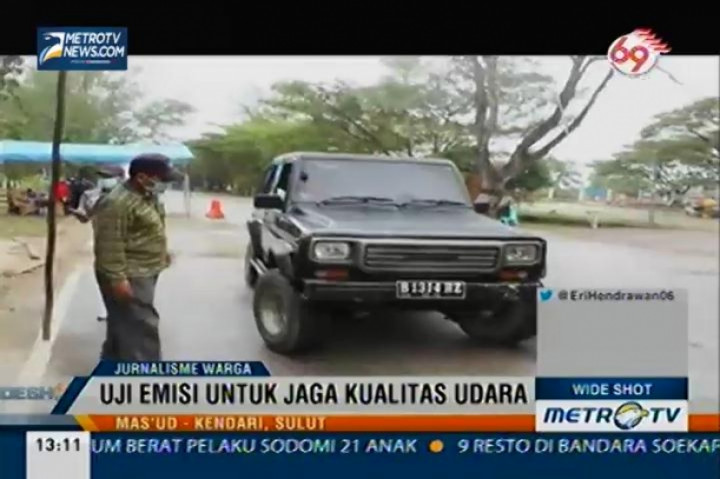 Uji Gas Emisi di Kendari
