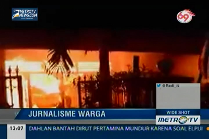 Rumah Guru Ludes Dilalap Si Jago Merah