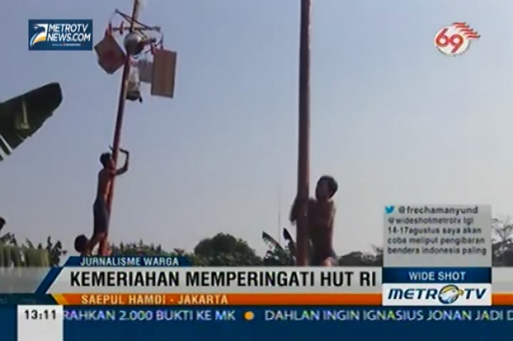 Lomba Panjat Pinang 17 Agustusan