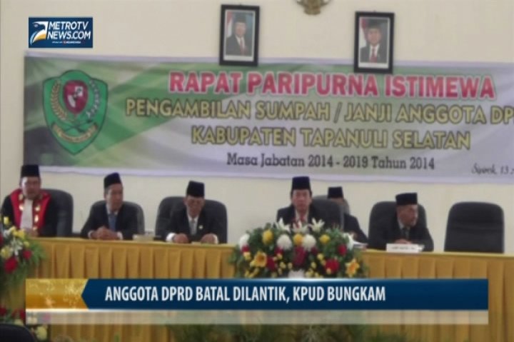 Calon Anggota DPRD Dari Partai Golkar Batal Dilantik