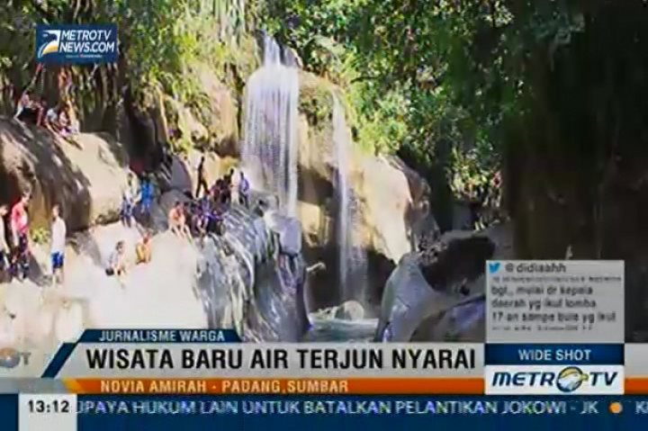 Wisata Baru Air Terjun Nyarai
