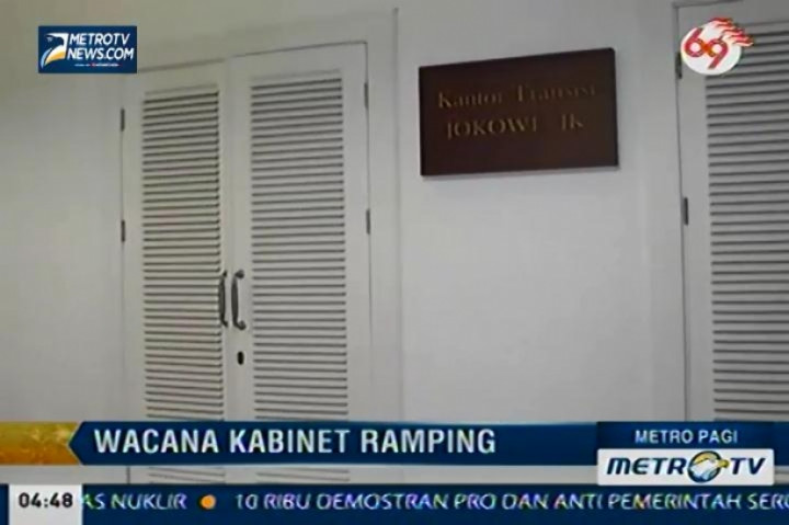 Tim Transisi Beri Tiga Opsi Perampingan Kabinet kepada Jokowi-JK
