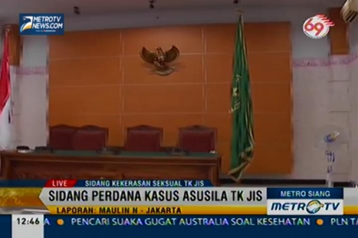 Sidang Perdana Kasus Asusila TK JIS