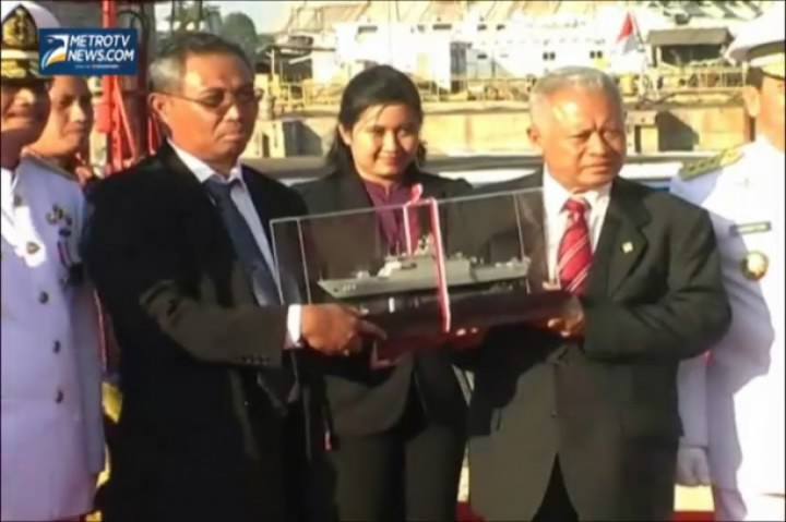 Menhan Resmikan KRI Tombak-629 